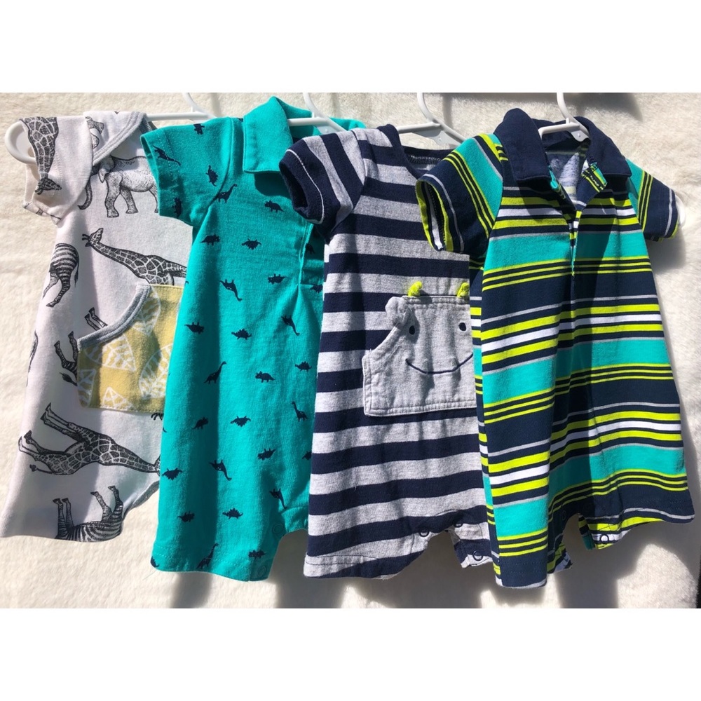 Boys jumpers 0-3M. Simple Joys made by Carter.